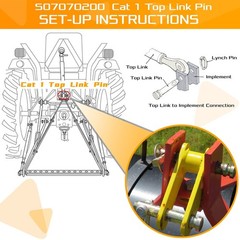 High-Strength 5-1/2″ Top Link Hitch Pins