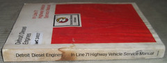 DETROIT DIESEL IN-LINE 71 271 371 471 671 ENGINE SERVICE REPAIR MANUAL 6SE250