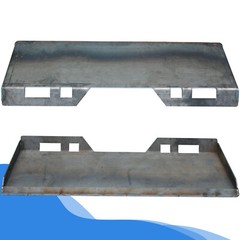 1/4″ 5/16″ 3/8″ 1/2″ Skid Steer Loader Mount Plate Bucket Quick Tach Attachment