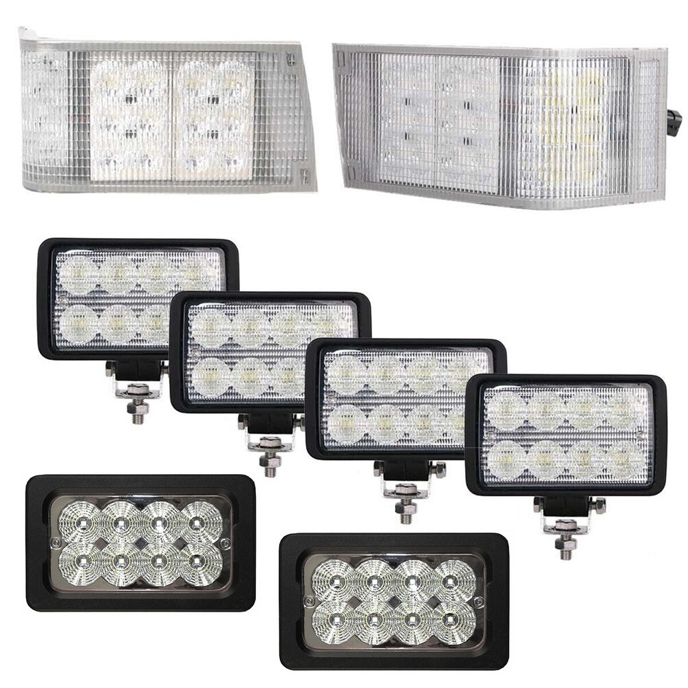 LED Work Lights Upgrade Kit 91971C1 For Case IH Tractors 7210 7220 7230 7240
