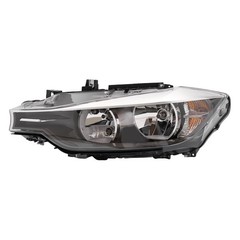 Halogen Headlight Assembly 2012-2015 BMW 320i 328i Sedan Wagon Left 63117338709