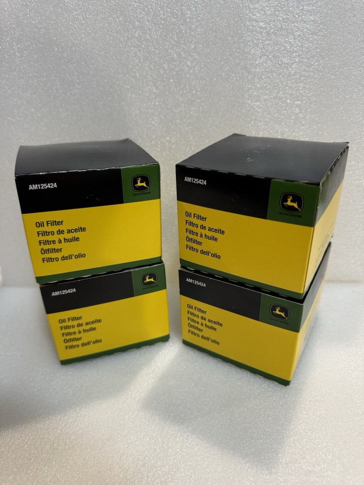 John Deere Original Genuine Equipment Oil Filter – AM125424 (4 PACK)