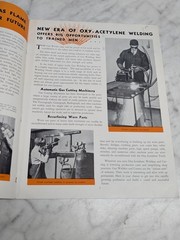 LEARN GAS WELDING AND CUTTING THE MODERN METHOD OF METAL FABRICATION LITERATURE