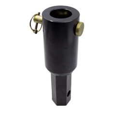 Auger Adapter Conversion 2 inch female Round to 2″ Male Hex Heavy Duty