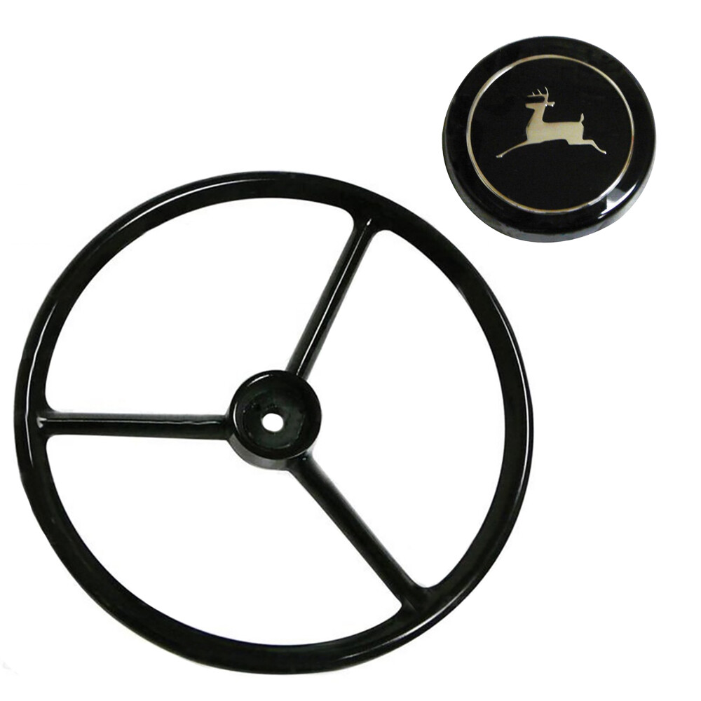 Steering Wheel & Cap Fits John Deere Tractor 2040 2240 2440 2550 2630 4030 4050