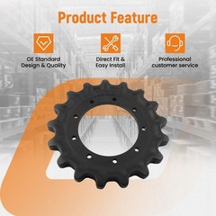 V0611-21112 Drive Sprocket Undercarriage Part 17 Teeth For Kubota SVL95
