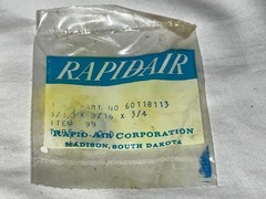 RapidAir 60118113 O Ring-Type 2 C-D ITEM 99 3/32 x 9/16 x 3/4 Replacement #29