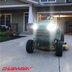 2 bright White LED light bulbs For Deere 8100 8110 8200 8210 8300 8310 8400 8410