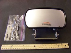 WIDE ANGLE MIRROR SKIDSTEER Equipment Loader Skid Steer Fits cat bobcat gehl etc