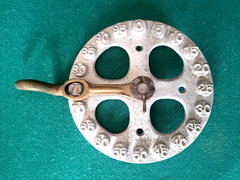 Antique Cast Iron Fuel Gauge For Horse Drawn Fuel Wagons, Kansas City, MO. RARE