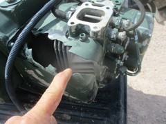 NOS Farymann Diesel Engine Model 43F430, 9.8kw, Type S008, Handling Damage