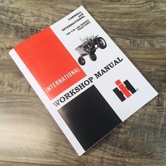 Farmall International 100 130 140 Tractor Service Manual Repair Shop Overhaul