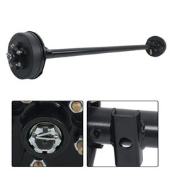 3500Lbs 5 Lug Electric Brake Trailer Axle 85in 70in 5×4.5 Bolts