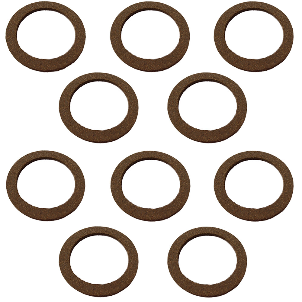 Ten Cork Gaskets Gas Fuel Sediment Bowl Fits Case 480CK 580CK VI Fits IH 13193D