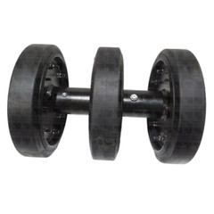 One 14″ Idler Group with DuroForce Rubber Wheels Fits CAT 277 277B 2616300