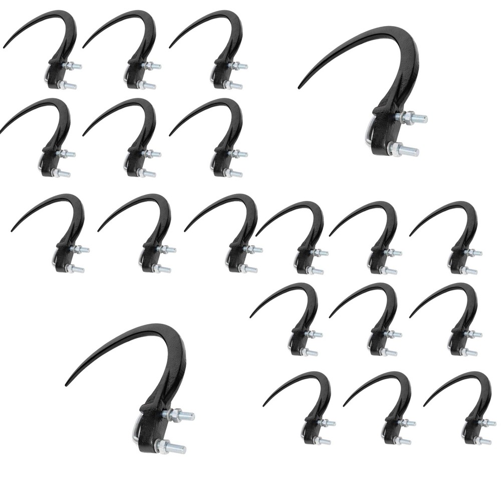 9″ Grapple Hook Set 20-Pack – Fits Hay Accumulator, 1 5/8″ Mounting Holes