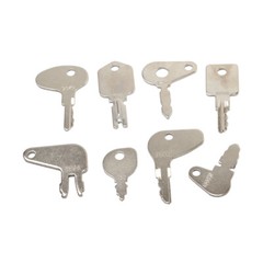 41 Heavy Equipment Key Set for Cat Komatsu JCB Volvo Kubota Bobcat JLG Terex