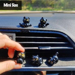 Cute Cats Car Dshboard Decorations, Funny Cat Playing Ornaments Rear View Mirro
