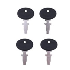 4 Ignition Key TX10998 for Long Tractor 510 550 310 445 Fiat 1000 1300 450 500