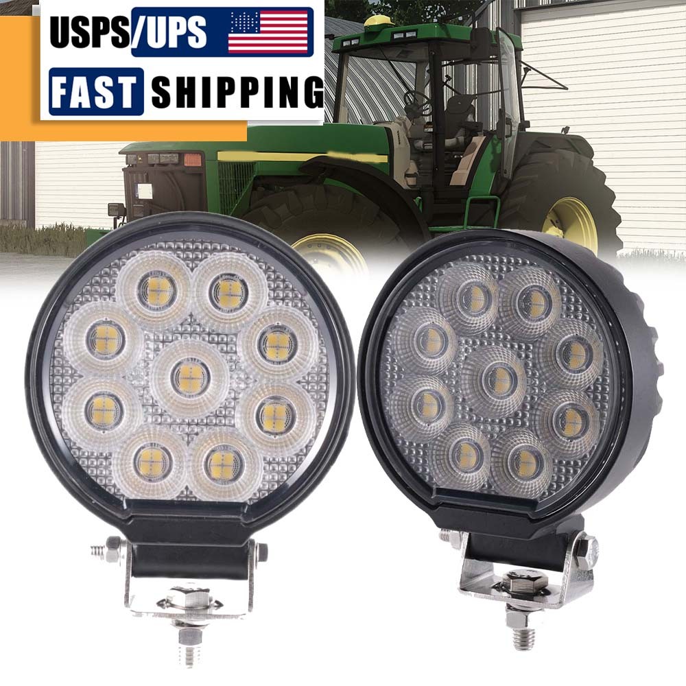 LED Flood Light Assembly For Trailer Forklift Excavato Dozer Road Roller Crane