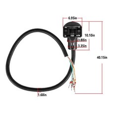 6680418 Right Auxiliary Four Switch Handle For Bobcat S130 S150 T140 T180 T770