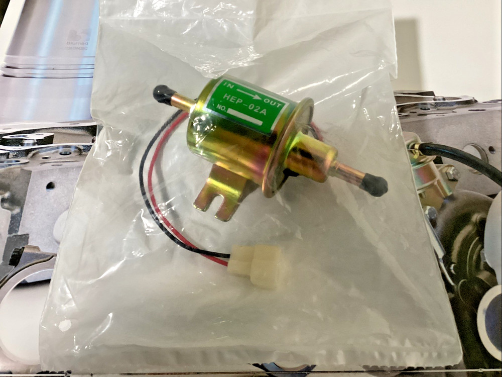 ELECTRIC FUEL PUMP 12V TRACTOR MACHINERY HEAVY DUTY EXCAVATOR LOADER