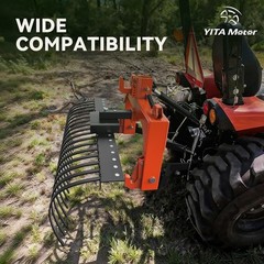 Heavy-Duty Quick Hitch for Category 1 Tractors – 5-Position Adjustable Adapter