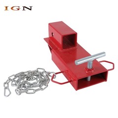 2″ Receiver Forklift Trailer Hitch Attachment Trailer Towing Adapter with Chain