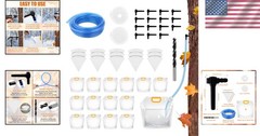 15 Sets Maple Syrup Tree Tapping Kit – 15 5/16″ Ta