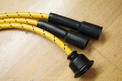 Yellow Cloth Copper Core Spark Plug Wire Set for John Deere 40 Vintage Tractor