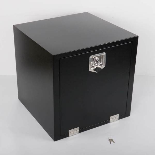 Tool Box Black, size 30″*24″*24″, single lock, double pull cableMT018055