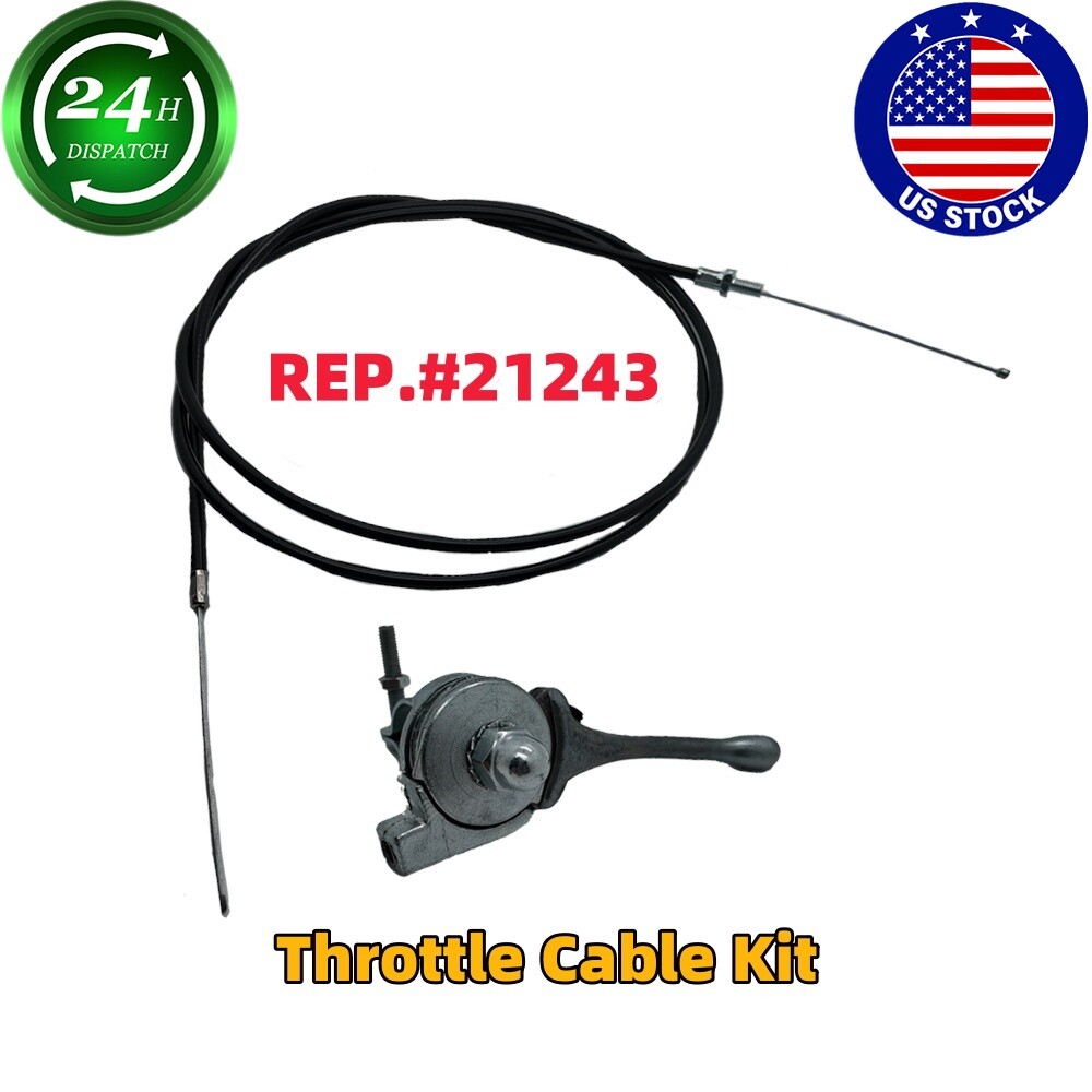 For J36 JS36 B46 BS46 Trowel Machines Throttle Cable Kit #21243 Cable 1SET