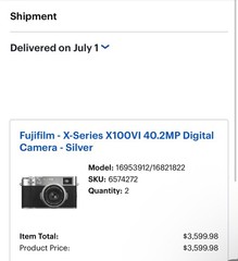 ✅ NEW FUJIFILM X100VI Silver | In-Hand, Ships Today | 100% Positive Seller! 📸