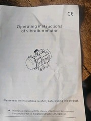 ATA Tb-0.1 AC Vibration Motor 110V 30W Single Phase 3000/3600 RPM – NEW