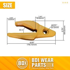 119-3204 Teeth Adapter, Excavator Weld On Shanks Adapter for 1U3202 Bucket Teeth