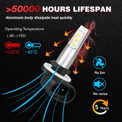 2 6000K BRIGHT LED bulbs For John Deere Tractor 4720, 2320, 2520, 2720, 3033R US