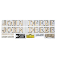 Vinyl Cut Decal Set (1941-46) Fits John Deere A Tractors | VJD111