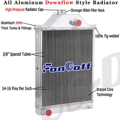 Tractor Radiator Fit Massey Ferguson 30 31 165 175 180 3165 506244M91 194701M91