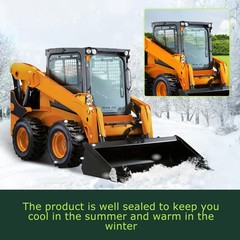 New Clear Door Glass For V1311-34522 Fit Kubota Skid Steer SSV-65 SSV-75 Models