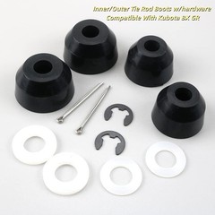 Inner/Outer Tie Rod Boots w/Hardware For Kubota BX BX1850,GR GR2020G and More