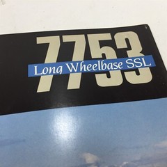 Genuine Original 1994 Bobcat 7753 LWB SSL Skid Steer Loaders Brochure B-1650