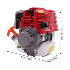 4-Stroke Pull Start Gasoline Engine Single Cylinder Air-cooled Engine 31CC 139FA