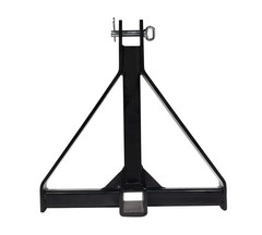 3 Point 2″ Receiver Trailer Hitch – Draw Bar Adapter Category 1 Tractor Tow