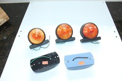 Vintage Replacement Tractor / Trailer Lights Retro Parts Repair Untested As Is