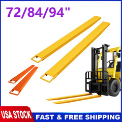 2pcs 96inch Heavy Duty Pallet Fork Extension Forklift Pallet Extensions Fork