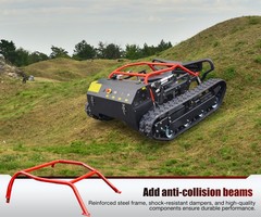 27HP Robot lawn mower sale！ Remote Control Lawn Mower 65° Climbing Free shipping