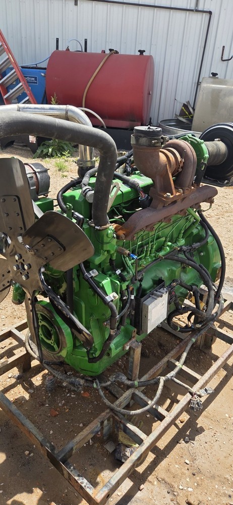 John Deere 6068TF150 Turbo Diesel Engine POWER UNIT! VIDEO! RUNS MINT! 6068T