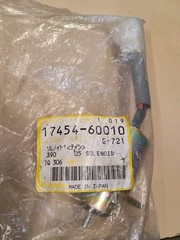 Kubota 1745460010 Solenoid Stop Fuel Shut Off Solenoid 3 Wire 45mm Made in Japan