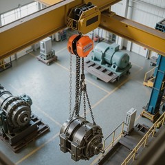 Hand Chain Hoist,1 Ton 2200 lbs Capacity,Manual Chain Block w/Upgrade G80 Galvan