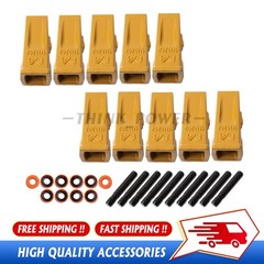 1U3202 Bucket Teeth with Pins 8E6208 Retainers 8E6209 for J200 Series – 10 PK
